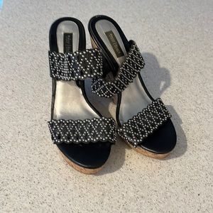 White House black market wedge sandals.